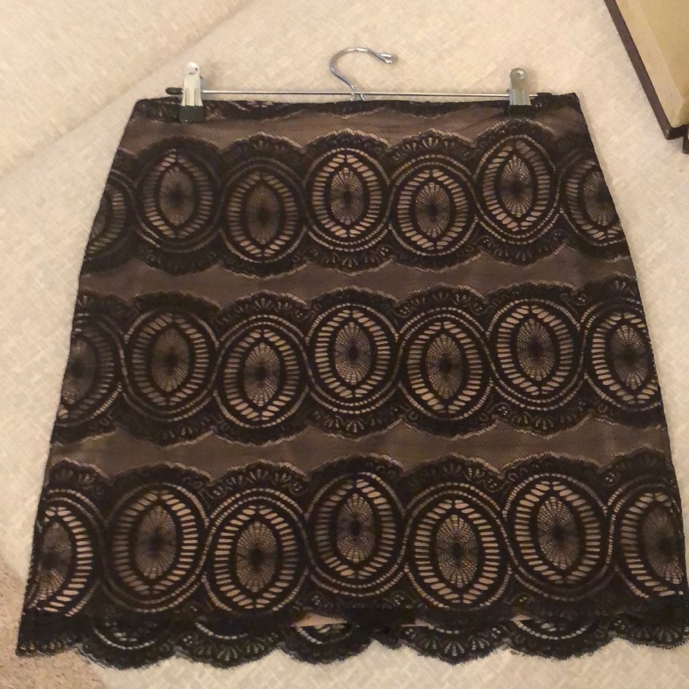 Lined Lace skirt